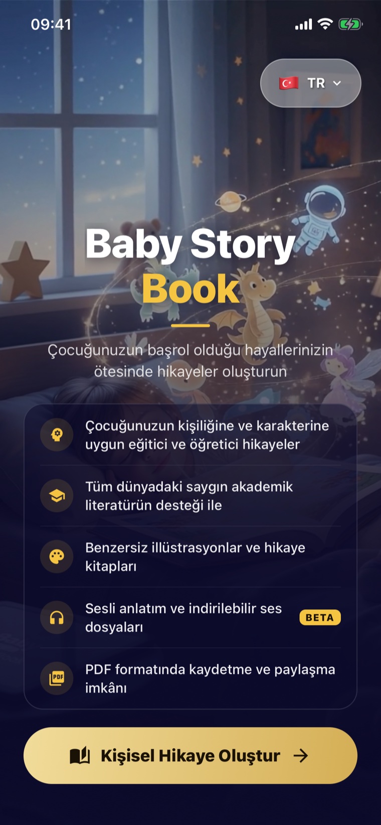 Baby Story Book uygulaması